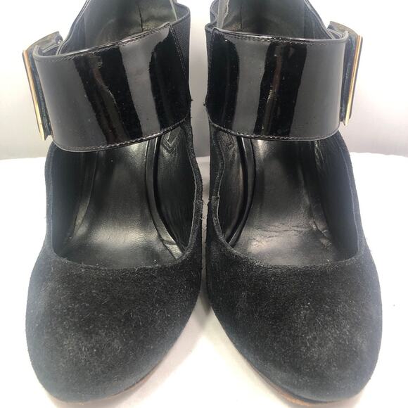 Tory Burch Suede and Patent Leather Mary Janes - Picture 14 of 16